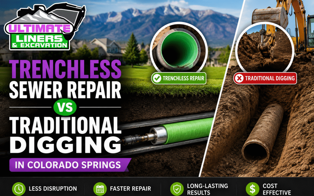 Trenchless Sewer Repair vs Traditional Digging in Colorado Springs